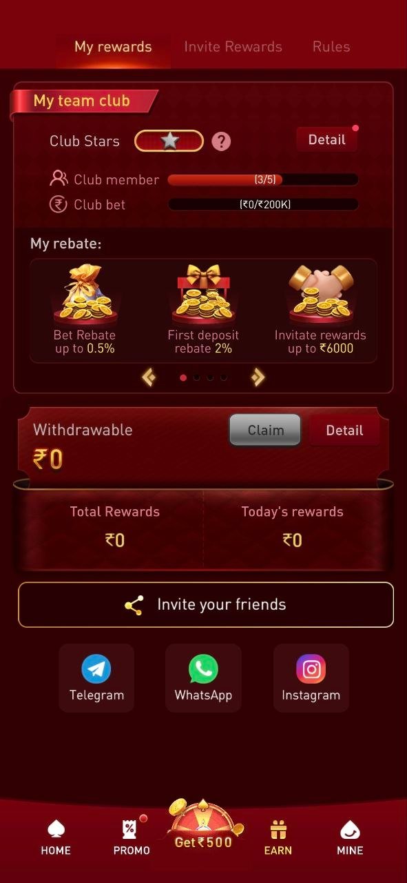 777 IN App - Play Casino Style Games, Refer & Earn Rewards on 777IN Game